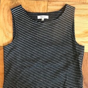 Madewell striped tank top